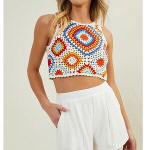 Altar’d State Sinead Crochet Tank Top